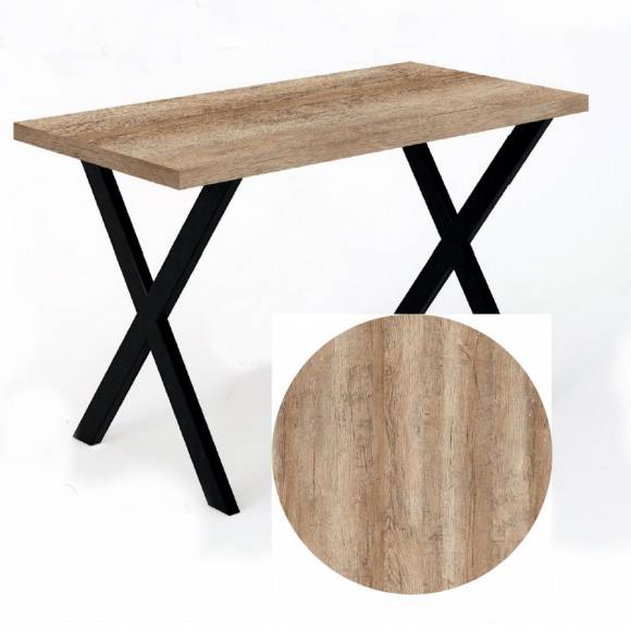 Стол прямой 1200х600х750 Х-образный Лагерта Стол прямой 1200х600х750 Х-образный Лагерта