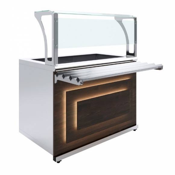 Прилавок холодильный с ванной охлаждаемой Pafos Luxstahl ПХВ (С)-1200 Premium Прилавок холодильный с ванной охлаждаемой Pafos Luxstahl ПХВ (С)-1200 Premium