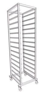 ШП Шпилька пекарская под противень 400*600 15 уровней