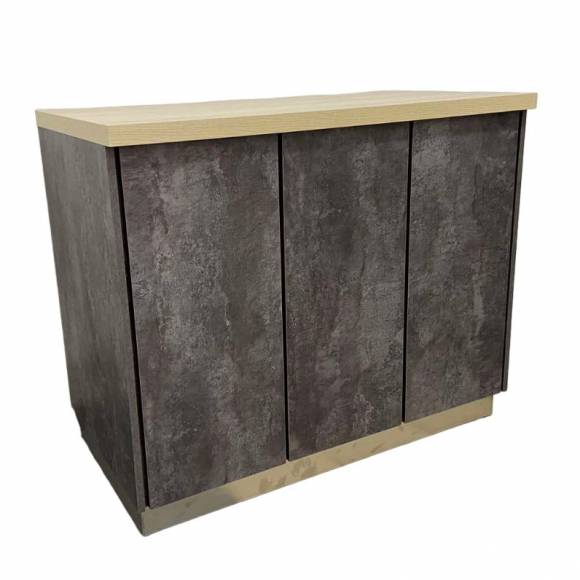 RD Прилавок кассовый металл+ЛДСП 700х700х900 (без столешницы)