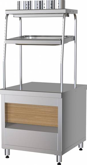 Прилавок для столовых приборов с хлебницей МХМ ППСХ6 100106302