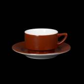 Кофейная пара 100мл Corone Gusto коричневая фк1737 Кофейная пара 100мл Corone Gusto коричневая фк1737