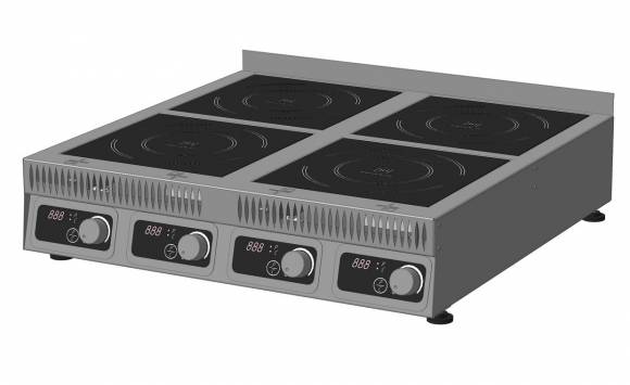 Плита индукционная 700 серии INDOKOR IN3500-4L/700 четырехконфорочная Плита индукционная 700 серии INDOKOR IN3500-4L/700 четырехконфорочная