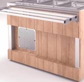 Комплект фасадов лицевой Refettorio (шведский стол островной) 1100-А нерж. столешница Комплект фасадов лицевой Refettorio (шведский стол островной) 1100-А нерж. столешница