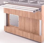 Комплект фасадов лицевой Refettorio (шведский стол островной) 1100-А нерж. столешница Комплект фасадов лицевой Refettorio (шведский стол островной) 1100-А нерж. столешница