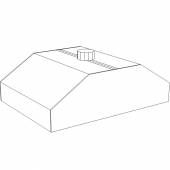 Зонт вытяжной островной купольный 1800*1000 Зонт вытяжной островной купольный 1800*1000