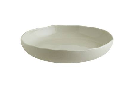 Тарелка глубокая 230 мм 600 мл. оливковый, волнистый край Craft Bonna CRA23CK