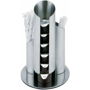 Диспенсер для пакетированных сливок/сахара d=11см h=17,5см нерж. APS 49064  00073