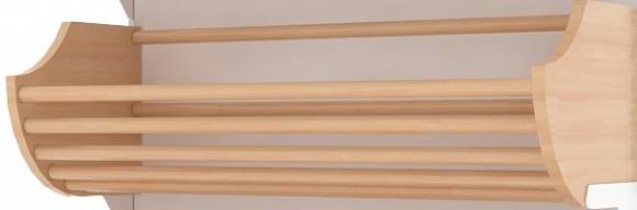 Полка деревянная 300х400х1000 с кронштейном МХМ Купец 324712.003