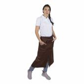 Фартук официанта коричневый хлопок со814