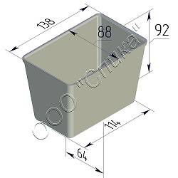 Форма для хлеба Спика 3 Л   138х88х92 3 секции