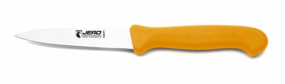 Нож кухонный для чистки овощей 100мм Home P1 Jero желтая рукоять 5140P1Y