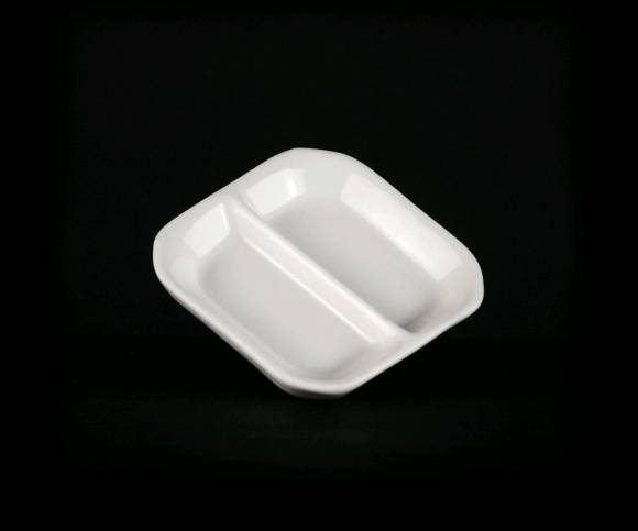 Блюдце для соуса 2 отделения Chan Wave (Classic) Ivory LQ-Q093 фк0273. Блюдце для соуса 2 отделения Chan Wave (Classic) Ivory LQ-Q093 фк0273.