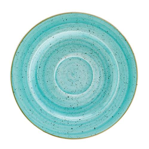 Блюдце кофейное 12см фарфор Rita Coffee Aura Aqua Bonna /6/ AAQ RIT 01 KT