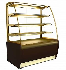 Витрина холодильная кондитерская K70 VV 0,9-1 STANDARD 0102-0109 (ВХСв-0,9д Carboma Люкс)