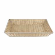 Корзина для хлеба прямоугольная 53х32,5х9,5см (GN 1/1) полиротанг APS 43801 40148 Корзина для хлеба прямоугольная 53х32,5х9,5см (GN 1/1) полиротанг APS 43801 40148