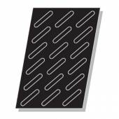 Форма кондитерская «Эклер» Matfer 337002 125*25мм[18шт]; силикон; L=55, B=35см; черный