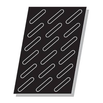 Форма кондитерская «Эклер» Matfer 337002 125*25мм[18шт]; силикон; L=55, B=35см; черный