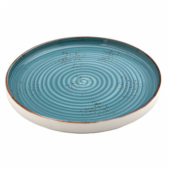 Тарелка мелкая с бортом 270мм фарфор Infinity By Bone HL-IN-27-RD /6/