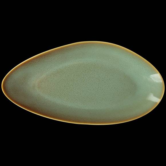 Блюдо 382х200мм  Corone Primavera зеленый фк2205