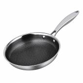 Сковорода 200*45мм, "Honeycombs", нерж. c антиприг. покр.. индукция, ProffCuisine 81280096