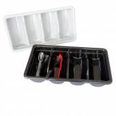 Контейнер для столовых приборов 4 ячейки 515х290х95мм полипропилен (JingBao) 8673 Контейнер для столовых приборов 4 ячейки 515х290х95мм полипропилен (JingBao) 8673