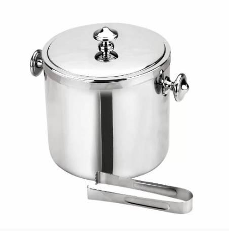 Ведерко для льда + щипцы d=15 см h=17 см P.L. - BarWare & REG Ведерко для льда + щипцы d=15 см h=17 см P.L. - BarWare & REG