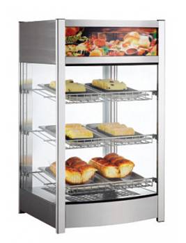 Витрина тепловая 97л с изогнутым фронтальным стеклом Koreco RTR97L  9057