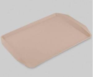 Поднос прямоугольный 42х30см бежевый (106) 1732  MG/10/