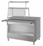 Прилавок нейтральный с полками МХМ ПНП15 100115005 Прилавок нейтральный с полками МХМ ПНП15 100115005