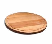 Доска для пиццы 400х20мм с бороздкой Доски буковые