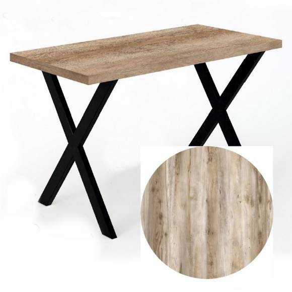 Стол прямой 1200х600х750 Х-образный Клен Каньон Стол прямой 1200х600х750 Х-образный Клен Каньон