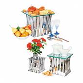 Набор металлических подставок для блюд, 3 шт., P.L. Proff Cuisine SB152025