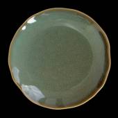Тарелка мелкая 210мм Corone Primavera зеленая фк1751