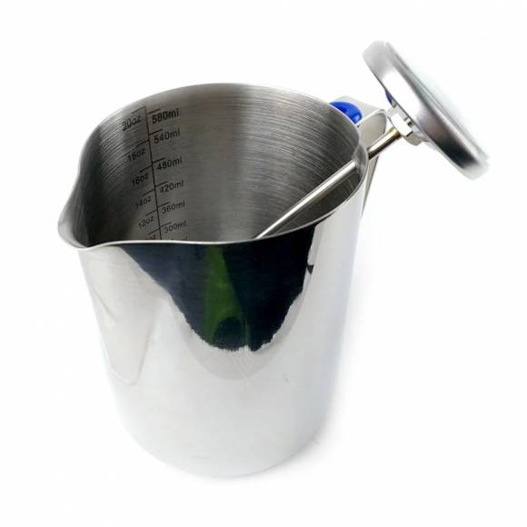 Питчер для молока с термометром, 600 мл, P.L. Proff Coffee S0011 Питчер для молока с термометром, 600 мл, P.L. Proff Coffee S0011