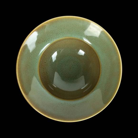 Тарелка для пасты 195мм  Corone Primavera зеленый фк2212