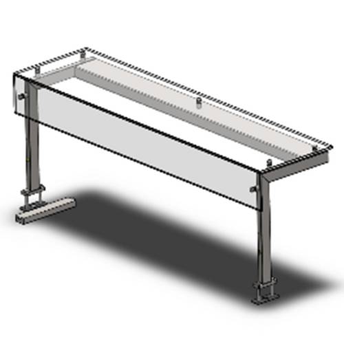 Полка Refettorio Drop-In Г - тип/ 715 с узким стеклом Полка Refettorio Drop-In Г - тип/ 715 с узким стеклом