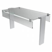 Полка настольная Gastrolux ПН-183/Т стеклянная Т-образная Полка настольная Gastrolux ПН-183/Т стеклянная Т-образная