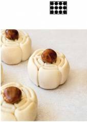 Форма силиконовая PAVOFLEX для пирож. 3D "Dentelle" d75xh45 mm, 12 ячеек Pavoni PX4388S