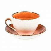 Чайная пара 200мл фарфор Fusion Brown Shore P.L. 81223202 /4/ Чайная пара 200мл фарфор Fusion Brown Shore P.L. 81223202 /4/