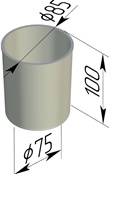 Форма для хлеба Спика круглая 85*75*100 Форма для хлеба Спика круглая 85*75*100