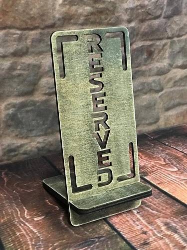 Табличка Резерв вертикальная дерево РС16 (153026) 61741 /1/100/ Табличка Резерв вертикальная дерево РС16 (153026) 61741 /1/100/