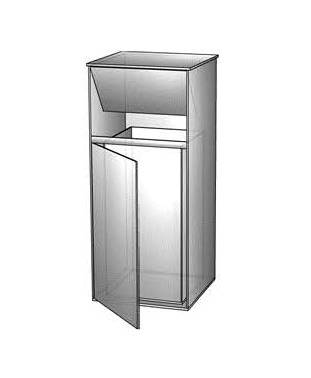 Бак для мусора МАК 600*600*1120 сталь AISI 304