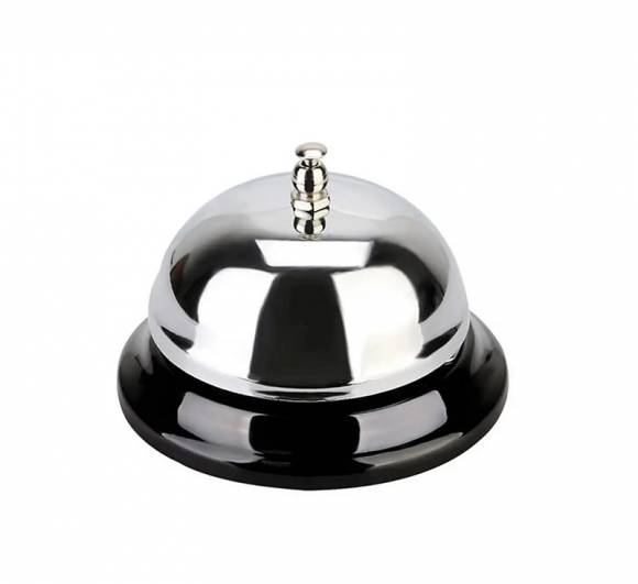 Звонок барный хром.сталь 100мм MGsteel 72632