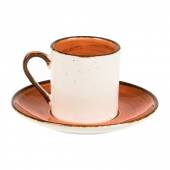 Кофейная пара 100мл фарфор Fusion Brown Shore P.L. 81223201 /6/ Кофейная пара 100мл фарфор Fusion Brown Shore P.L. 81223201 /6/