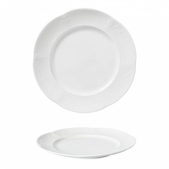 Тарелка 180 мм фарфор NOBLE Aristocrat 313001-G001-G001 /6/