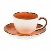 Кофейная пара 100мл фарфор Fusion Brown Shore P.L. 81223214 /6/ Кофейная пара 100мл фарфор Fusion Brown Shore P.L. 81223214 /6/