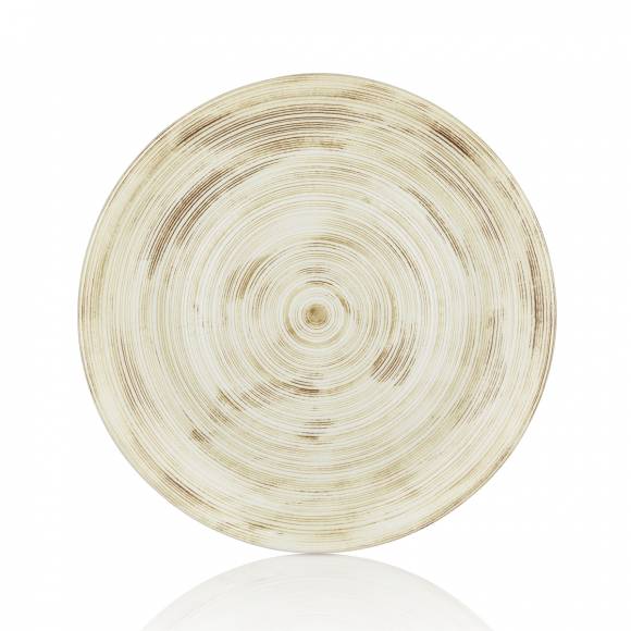 Тарелка круглая 230мм фарфор Falme Brown By Bone TN-FB-ZT-23-DZ /12/ Тарелка круглая 230мм фарфор Falme Brown By Bone TN-FB-ZT-23-DZ /12/