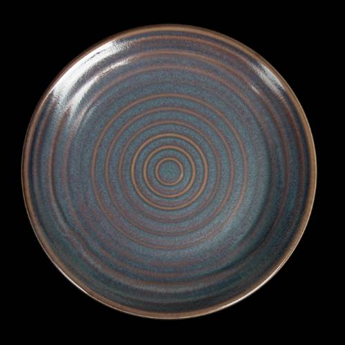 Тарелка мелкая без бортов 180 мм Corone Terra сине-коричневый 10597