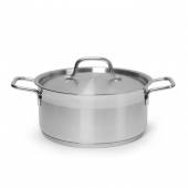 Кастрюля нерж.  3л Luxstahl кт3155 (d=21.5см h=9.5см)